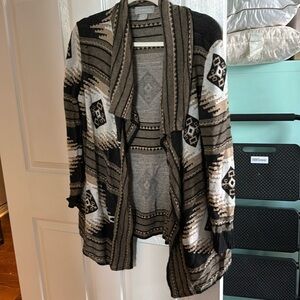 Lightweight sweater cardigan